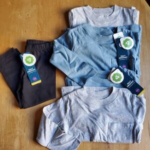 Pact Organic Cotton Baby/Toddler Long Sleeve Shirts and Leggings 12-18 months